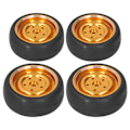 Miniatyrbilde 3 av 8: 4 stk/sett 63mm RC-dekk Metallhjulnav med adapterpakninger skruer sett for WPL D12 fjernstyrt lastebil