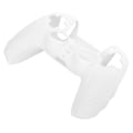 Miniatyrbilde 6 av 8: Matvarekvalitet sklisikkert silikon spillkonsoll beskyttelse Gamepad Håndtak for PS5 joystick (hvit)