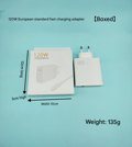 Miniatyrbilde 2 av 2: Kompatibel med Xiaomi Kompatibel 120W HyperCharge Combo, Type-A EU-plugg Hurtiglader (1M)[LD]