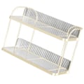 Miniatyrbillede 2 af 8: Transparent opbevaringsstativ med dobbelt lag Desktop Kosmetik Opbevaringsstativ Tilbehør Organizer til soveværelse