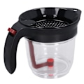 Miniatyrbilde 1 av 8: Fettseparator 1000ml multifunksjonell rask separering Varmebestandig BPA-fri holdbar ABS bærbar sausseparator