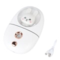 Pikkukuva 2 / 8: Sööt Loomade Näo Udupihusti USB Laetav Mini Silmade ja Näo Niisutaja Reisimiseks 35ml 500mah Valge