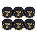 Pikkukuva 6 / 8: 6 kpl Pool Cue -kärjet Ammattimainen Monikerroksinen Biljardi Pool Cue -kärjet Vaihto Pool Cue ja Snooker 14mm S