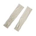 Miniatyrbillede 2 af 8: Udendørs Solbeskyttelse Armærmer Hvid Nylon Åndbar Komfortable Solærmer til Cykling Fodbold Open End Design Hvid