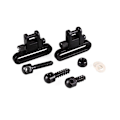 Miniatyrbillede 7 af 8: QD Sling Swivels Højstyrke stål 2 Hurtige aftagelige Sling Swivels Tri Lock System Montering med 3 dele Sling Swivel Dubber