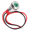 Miniatyrbillede 3 af 8: LED-metalindikatorlampe Vandafvisende Strøm Små Slanke Industrielle Kontrolkomponenter 10mm3-6VDC