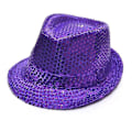 Pikkukuva 1 / 5: Sormusnauhainen Cowboy-hattu ja solmio sekä hanskat - Tumman violetti - Lapsen koko