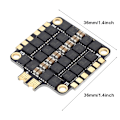 Miniatyrbilde 8 av 8: BS-40A ESC 4-i-1 RC Reservedel Speed Controller Board for Quadcopter (KSX3647)