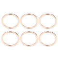 Miniatyrbillede 7 af 8: 20 stk. Metalringe 4x32mm Jern Robust Holdbar Multifunktionel Udsøgte Metal O-ringe Guld