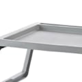 Miniatyrbillede 5 af 5: Laptop Seng Bord PP Foldbart Enkelt Nedhængende Design Sengbord med Opladningshul til Soveværelse Grå 68x35,8x27,5cm