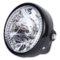 Miniatyrbillede 6 af 8: Motorcykel Forlygte Universal Robust LED 7 Tommer Forlygte Pære Dag Eller Nat Lysende Forlygte