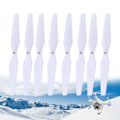 Miniatyrbillede 4 af 8: 8 stk RC Propeller Tilbehør Udskiftningsdel Passer til WLtoys XK X1 Quadcopter RC Drone Hvid
