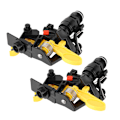 Miniatyrbillede 3 af 8: 2 stk. hængende G1/2 Havegræsplæne Roterende vandingssprinkler Vandsprøjtning Dysespids