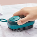 Miniatyrbild 6 av 6: Hydraulisk rengöringsborste Automatisk vätskefyllning Ergonomisk design Multifunktionsskurborste för kläder Skor Grön