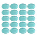 Pikkukuva 6 / 8: 20 kpl Luonnollisia soikeita litteitä takana cabochoneja 18x13 mm munamaisia turkoosia korujen käsityöläisille helmenvalmistukseen