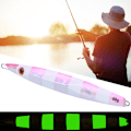 Pikkukuva 6 / 8: 80g Jigging Nopea Uppoava Heijastava Kala-Uistin Suolaveden Kalastustyökalu