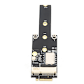 Miniatyrbild 5 av 8: Adapterkort Mini PCIE till NGFF(M.2) Key M Nätverkskonverterare för Win10/8/7/2000/Linux