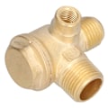 Miniatyrbillede 1 af 8: 323 Tilbageklapventil 3-vejs Messing Gevindforbindelse Luftkompressor Tilbehør 7 mm 16 mm 14 mm