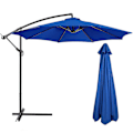 Miniatyrbillede 1 af 5: Udskiftningsstof til haveparasol - 3m terrasse solskærm - Blå