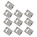 Miniatyrbillede 6 af 8: 10 stk. Rynkefod 5 7 9 Rille Holdbar Blank Overflade Uden Grater Symaskinefod i Rustfrit Stål til Hjemmet 9 Rille