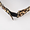Miniatyrbillede 5 af 5: Leopard Print Unisex Baseball Cap med Justerbar Rem, UV Beskyttelse - Brun