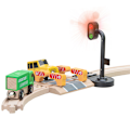 Miniatyrbilde 4 av 5: Scen Rail Transit Trafikklys Plast Signal Lys Tilbehør Spor Magnettog Tilbehør