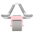 Miniatyrbillede 7 af 8: Automatisk rebound mavehjul med albue støtte Styrketræning Intelligent Display Core Workout Roller Rosa