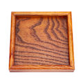 Miniatyrbilde 5 av 8: Firkantet tebrett i massivt tre Kaffe Sushi Snacks Serveringsfat for kaférestaurant (12,5*12,5 cm)