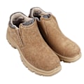 Miniatyrbild 2 av 8: 1 par Steel Toe Slip On Shoe med solid sula Mocka Anti Slip Punkteringssäker Andas Steel Toe Work Boot for Men Worker 43