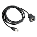 Pikkukuva 4 / 8: Cat5e upotettu kaapeli Universal Cat5e 100M uros naaras Ethernet verkko Paneli asennettava jatkokaapeli