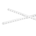 Pikkukuva 4 / 8: 2st 23 reiän alumiininen tasopalkkirobotit Tarvikkeet 4 x 8 x 184 mm 3102-0023-0184