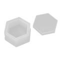 Miniatyrbillede 5 af 8: 1 stk Smykkeskrin Silikonform Hexagon Form DIY Håndværk Smykker Øreringe Nøgler Opbevaringsboks