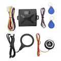 Miniatyrbild 8 av 8: Bil Push-to-Start tändsats Smart Engine Start Stop Button Keyless Go System Universal för 12V-fordon