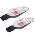 Miniatyrbillede 2 af 8: Et par blinklys indikatorlampe passer til Ducati Streetfighter 848 1099 Multistrada 1200 Transparent linse