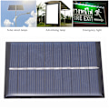 Miniatyrbillede 6 af 8: 2 stk. 0,6W 5V Polysilicium Solpanel Opladning Strømbord Oplader til Små Strømapparater 80x55mm
