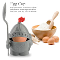Miniatyrbilde 7 av 8: Eggkopp med eggeskje Avtakbar tegneseriemodell eggbeholder