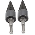 Miniatyrbild 7 av 8: 2st Twist Wood Splitter Wood Cone Punch Borr Split Tool Hardware 32mm
