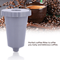 Miniatyrbillede 7 af 8: Genanvendeligt kaffefilter i rustfrit stål kaffefilterkurv til hjemmebryggere (1 stk)