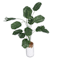 Pikkukuva 2 / 8: 1:12 Miniatyyridokkitalon kasvit Elävä banaanipuun simulaatio Bonsai-kasvikoriste L