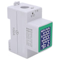 Miniatyrbillede 8 af 8: PZEM‑008 LCD Digitalt Display Amperemeter Voltmeter Multifunktionel Skinne Wattmeter AC 50‑300V