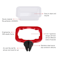 Miniatyrbillede 5 af 7: 2ST Bilsåsholder Dip Clip Set Mini Ketchup Dipkopper til bil