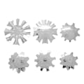 Miniatyrbillede 1 af 8: 6 stk Nail Art Kantklipper Negleforms Clipper Styling Negleskabeloner Værktøj