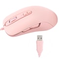 Miniatyrbilde 8 av 8: Ajazz Kablet Mus 6-Hastighets DPI-Drive Justerbar 7 Knapp Plug and Play Datamaskin Ekstern Enhet Rosa