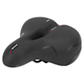 Miniatyrbillede 1 af 8: Cykelsæde Sort Rød Cykelsaddel Komfort Memory Foam Polstret Åndbar Blød Refleks Design Stødabsorberende Cykeldele