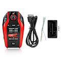 Miniatyrbild 1 av 8: Universal TK800+ LCD-pekskärm Smart Key Fjärrkontroll Keyless Entry för alla Start Stopp Motorknapp Modeller Röd