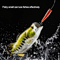 Miniatyrbilde 7 av 8: 10 stk Elastiske Mask Fiskebete Myk Daggmark Maggot Lokker Tackle med Fiskete Lukt