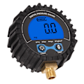 Miniatyrbild 8 av 8: Digital däcktrycksmätare LCD-skärm Fyra enheter 3‑200PSI hjuldäck Luftinflator Monitoring Tester M11x1 tråd Blå bakgrundsbelysning