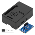 Miniatyrbillede 1 af 8: Beskyttelsesboks til Raspberry Pi Shell LCD-skærm Elektronisk komponent 480 × 320 (Sort etui 3,5 tommer skærm)