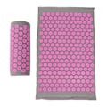 Miniatyrbilde 1 av 8: Akupunkturmassasje Yogamatte Akupressurmassasjedyna 68 x 42 cm (Lysegrå rosa spenne)