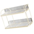 Miniatyrbillede 4 af 8: Transparent opbevaringsstativ med dobbelt lag Desktop Kosmetik Opbevaringsstativ Tilbehør Organizer til soveværelse